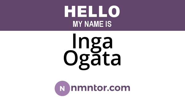 Inga Ogata