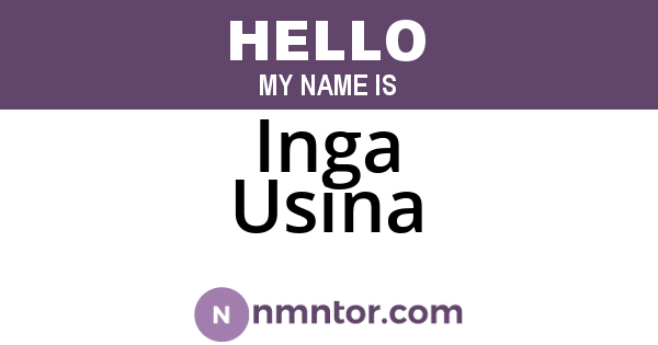 Inga Usina