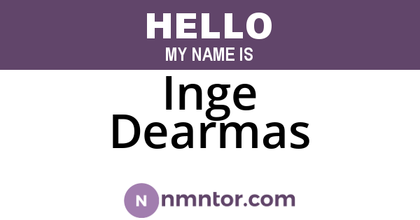 Inge Dearmas