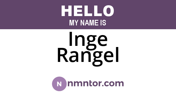 Inge Rangel