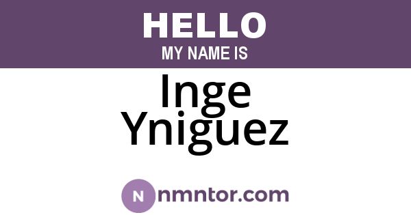 Inge Yniguez