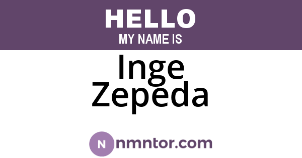 Inge Zepeda