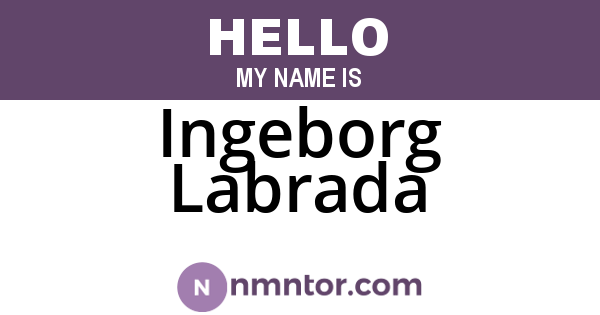 Ingeborg Labrada
