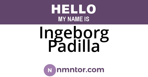 Ingeborg Padilla