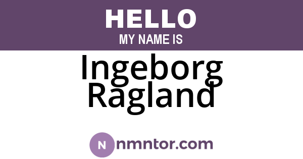 Ingeborg Ragland