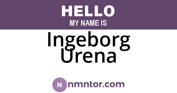 Ingeborg Urena