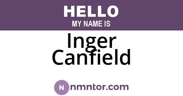 Inger Canfield