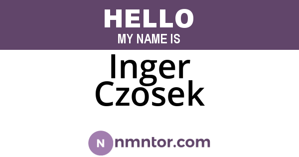 Inger Czosek