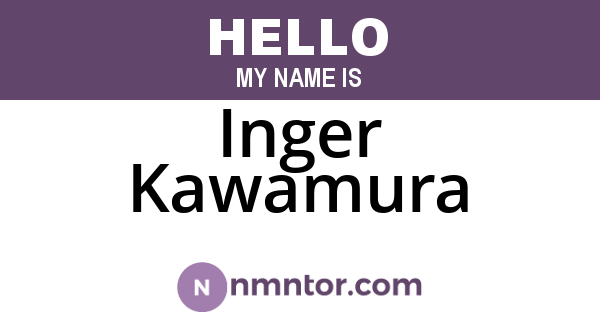 Inger Kawamura