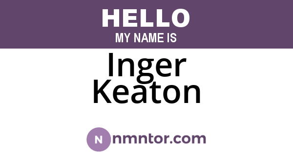 Inger Keaton