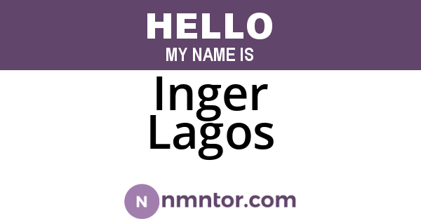 Inger Lagos