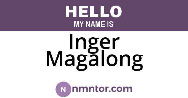 Inger Magalong