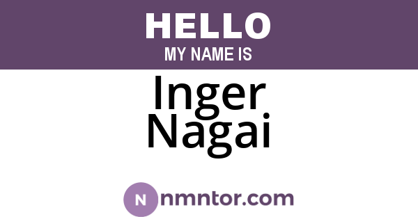 Inger Nagai
