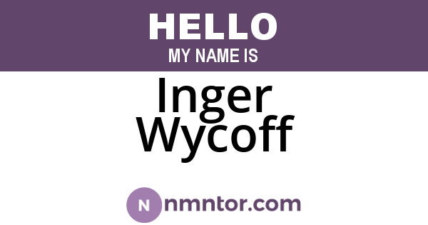 Inger Wycoff