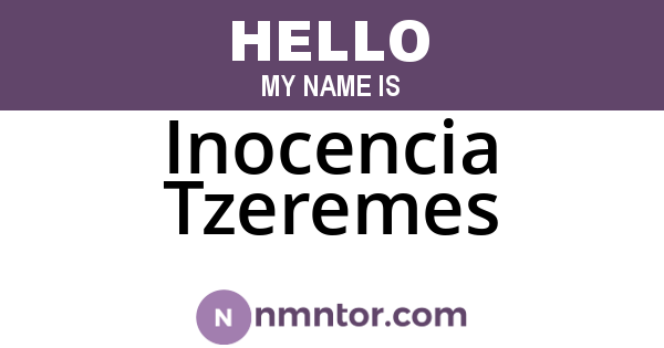 Inocencia Tzeremes