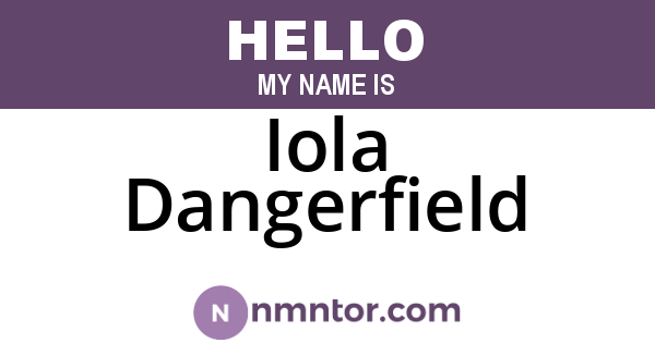 Iola Dangerfield