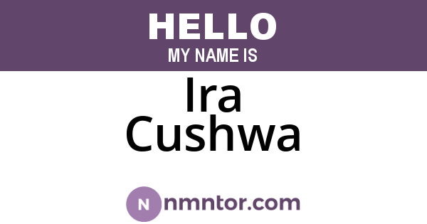 Ira Cushwa