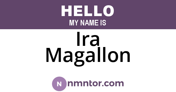 Ira Magallon