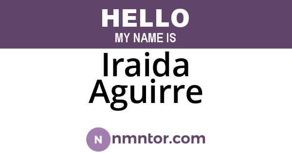 Iraida Aguirre