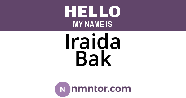 Iraida Bak
