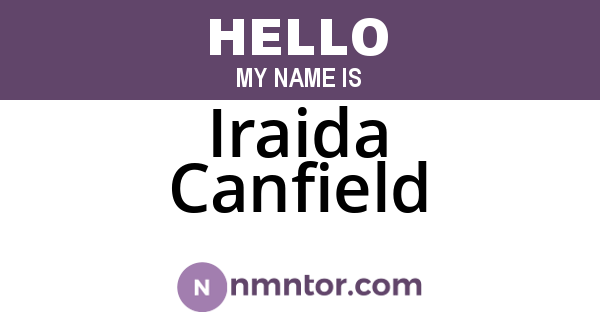 Iraida Canfield