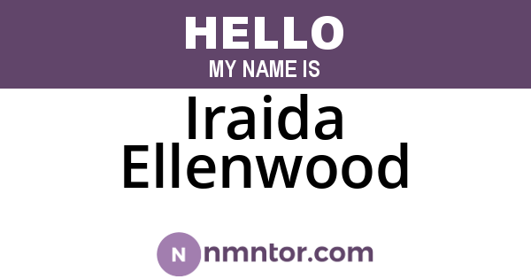 Iraida Ellenwood
