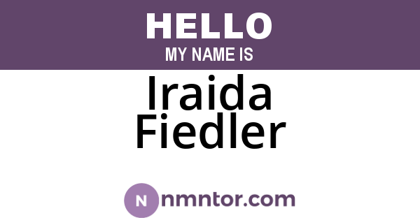 Iraida Fiedler