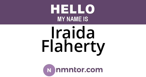 Iraida Flaherty