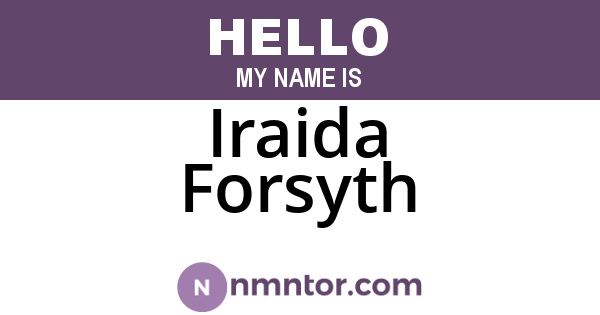 Iraida Forsyth