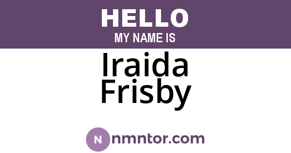 Iraida Frisby