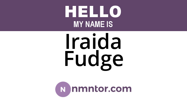 Iraida Fudge