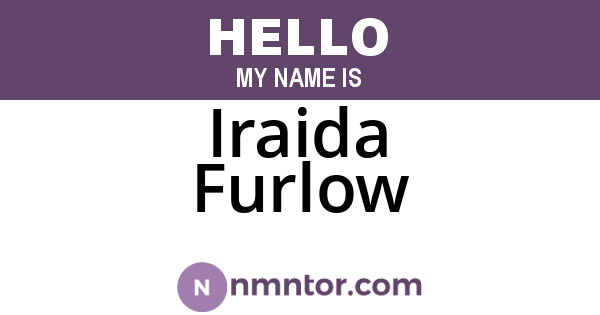 Iraida Furlow