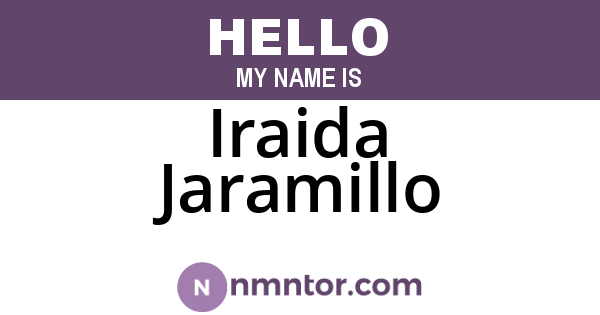 Iraida Jaramillo