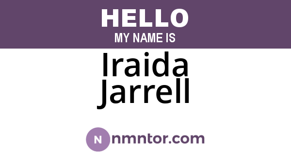 Iraida Jarrell