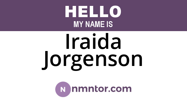 Iraida Jorgenson