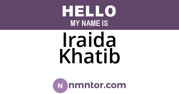 Iraida Khatib