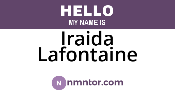 Iraida Lafontaine