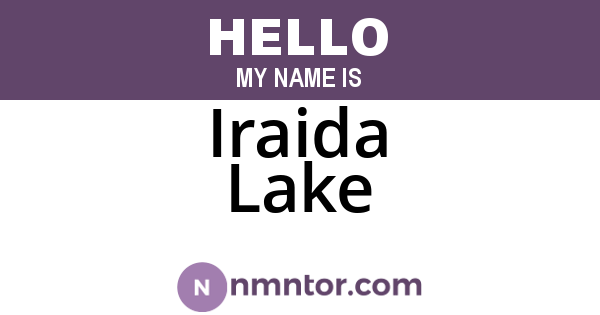 Iraida Lake