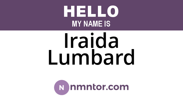 Iraida Lumbard