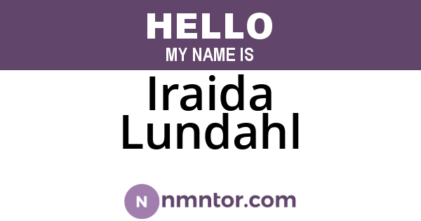 Iraida Lundahl