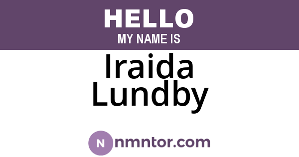Iraida Lundby