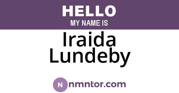 Iraida Lundeby