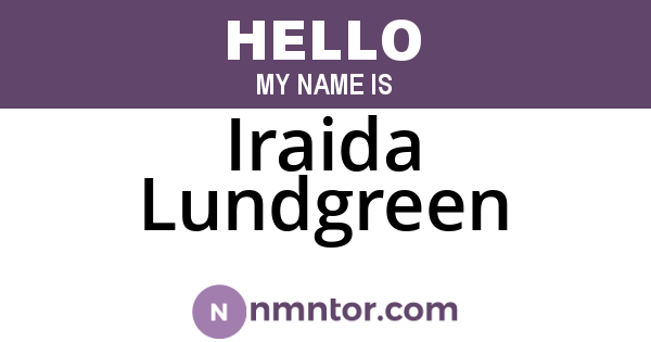 Iraida Lundgreen