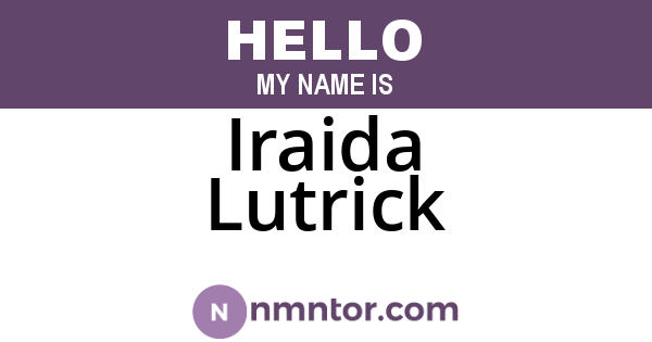 Iraida Lutrick
