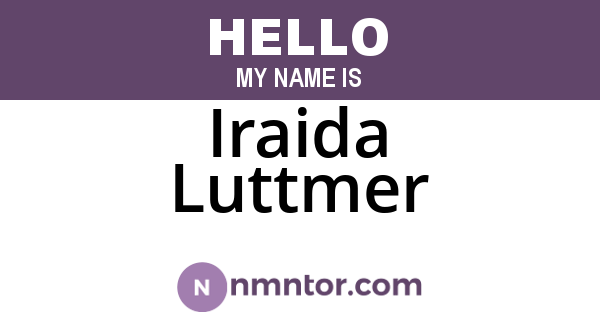 Iraida Luttmer