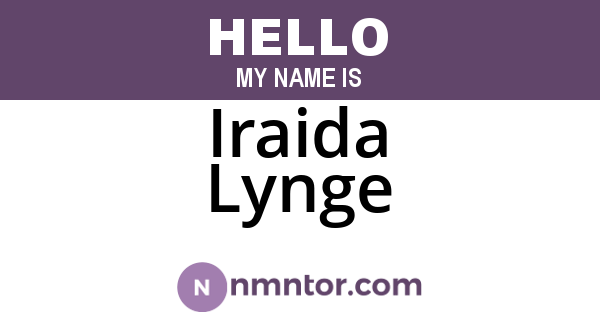 Iraida Lynge