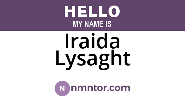 Iraida Lysaght