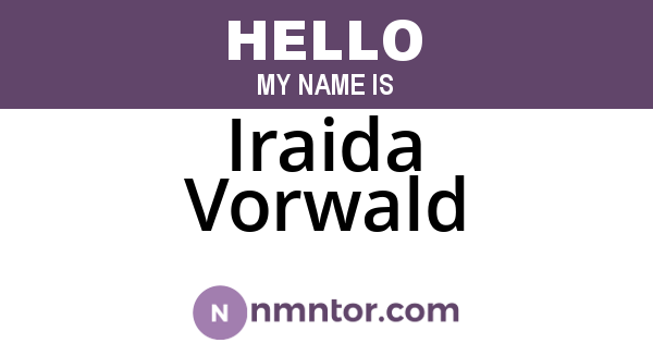 Iraida Vorwald