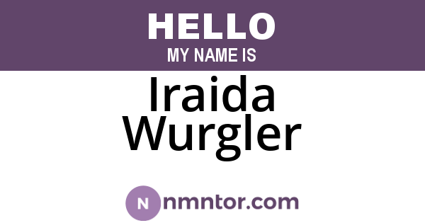 Iraida Wurgler