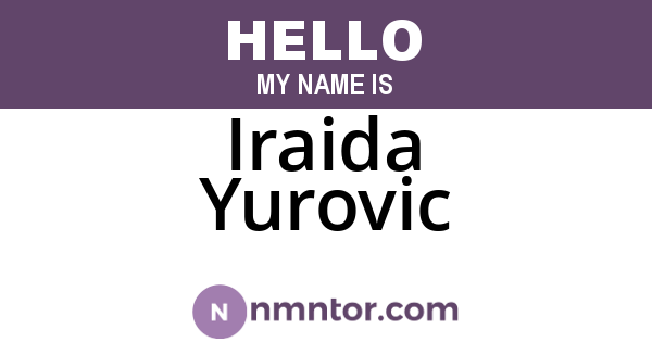 Iraida Yurovic